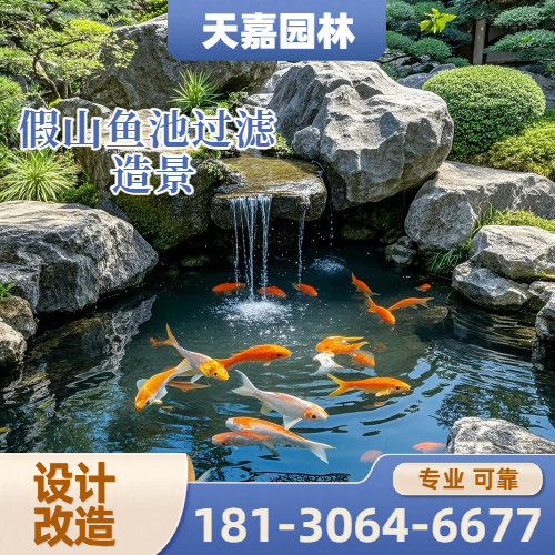 生态鱼池溪流设计