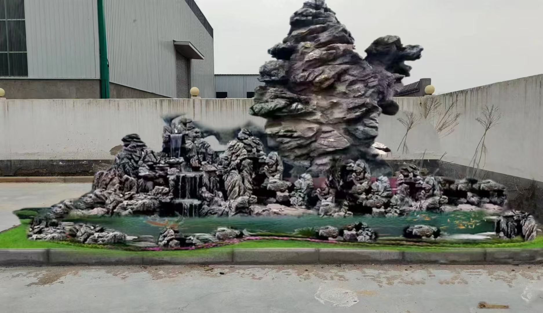 昭通千层石假山鱼池生产厂家全国配送｜昭通千层石假山鱼池|景观假山|千层石假山仓储发货、物流时效与供货安排｜企业直发-企优推信息技术