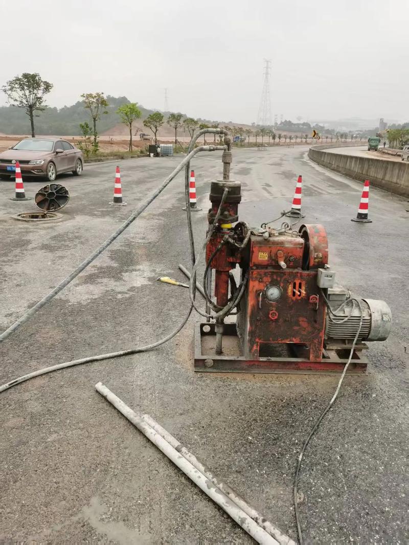 厂区道路下沉注浆