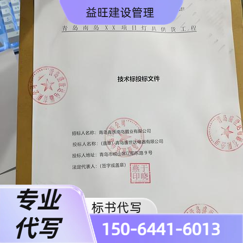 施工标书代写